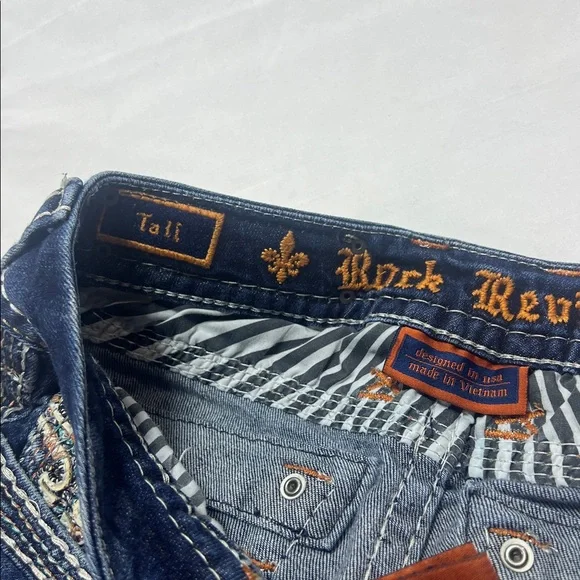 Rock revival women’s Tali bootcut jeans size 25x33 Y2K - Picture 2 of 11